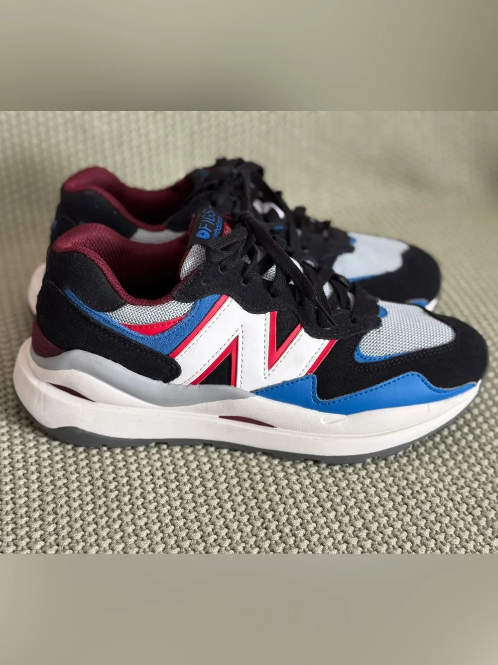 FIGS x New Balance 57/40 Men’s Black/Royal Blue Sneakers